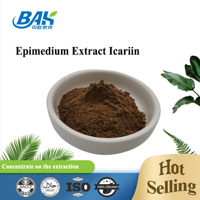Brown Epimedium Powder Epimedium Extract 10%-98% HPLC Icariin