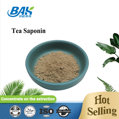 60% Natural Food Additives Tea Saponin Light Yellow Powder