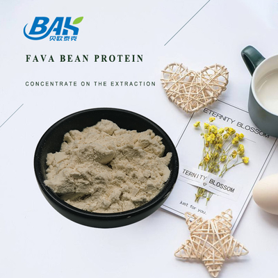 80 Mesh Peptide Protein Powder Fava Bean Protein Light Yellow Powder 85%