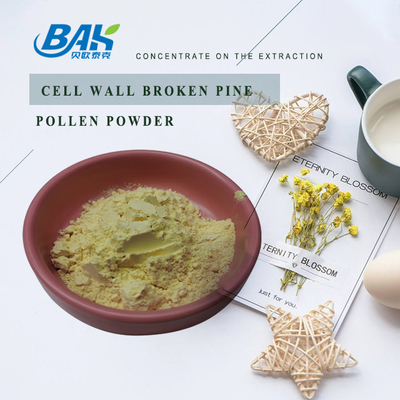 Natural Pine Pollen Powder High Quality Cell Wall Broken Pine Pollen Powder