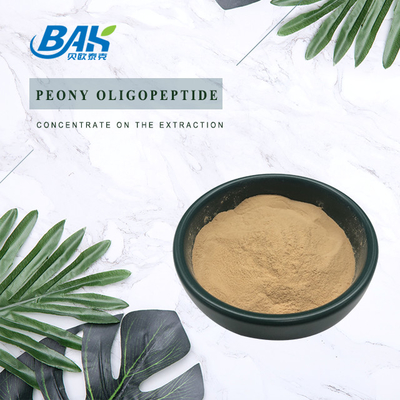 98%  Peony Peptide Protein Powder Light Yellow Raw Materials For Anti Oxidant