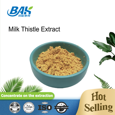 Flavonoids 30% Silybin 80% Silymarin Milk Thistle Extract Crystalline Powder