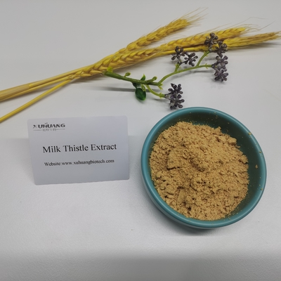 Flavonoids 30% Silybin 80% Silymarin Milk Thistle Extract Crystalline Powder