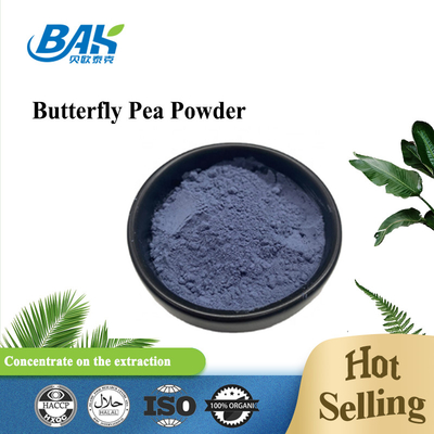 Pure Blue Butterfly Pea Powder Natural Food Additives CP2015 Soluble In Water