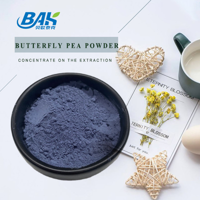 Pure Blue Butterfly Pea Powder Natural Food Additives CP2015 Soluble In Water