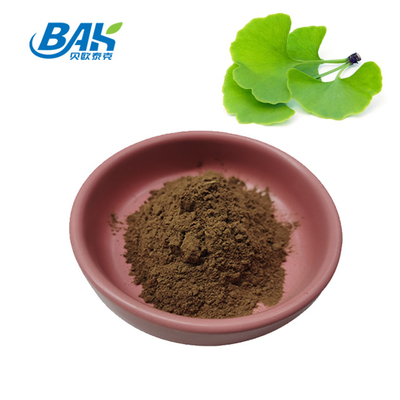 Flavone 24% Lactones 6% Ginkgo Biloba Extract Yellow Brown Powder