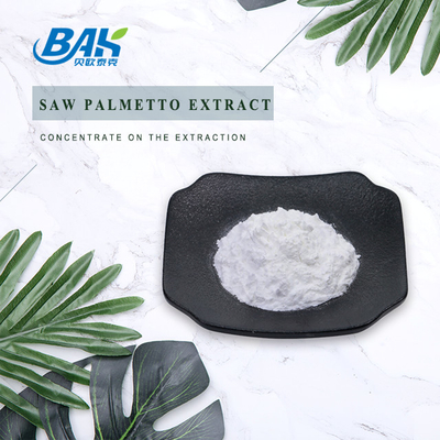 Factory Supply Saw Palmetto Extract 25% 35% 45% Fatty Acids Serenoa Repens White Powder
