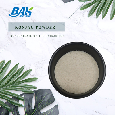 Konjac Weight Loss Supplement Powder 80-98% By UV Light Yellow Fine Powder