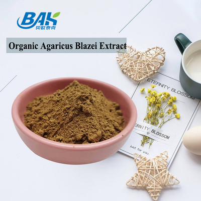 Organic Agaricus Blazei Extract Powder Blazei Murrill PE Mushroom Extract Supplement
