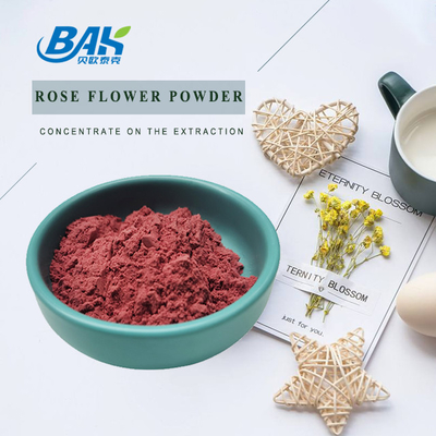 Rosa Rugosa Natural Cosmetic Ingredients Rose Flower Powder 80 Mesh
