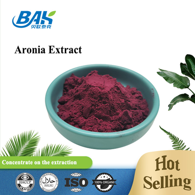 BAK Aronia Extract 25% Anthocyanin Extract Supplement Purple Red Powder