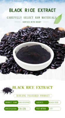 75% Anthocyanin Extract Supplement Black Rice Extract Powder