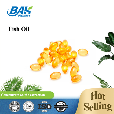 Fostering Retina Fish Oil Capsule Transparent Yellow Softgel