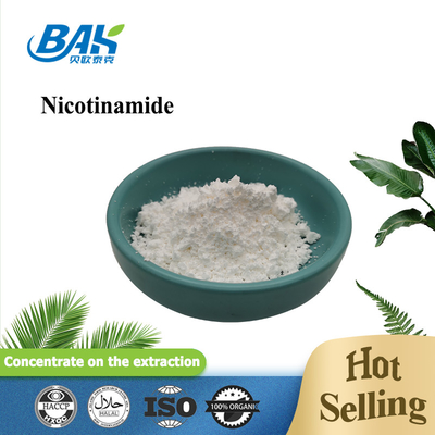 High Purity Natural Cosmetic Ingredients Niacinamide White Powder CAS 98-92-0