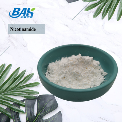 High Purity Natural Cosmetic Ingredients Niacinamide White Powder CAS 98-92-0