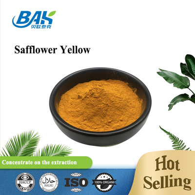 Food Grade Yellow Safflower Powder Natural Food Additives Water Soluble