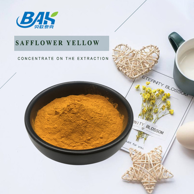 Food Grade Yellow Safflower Powder Natural Food Additives Water Soluble