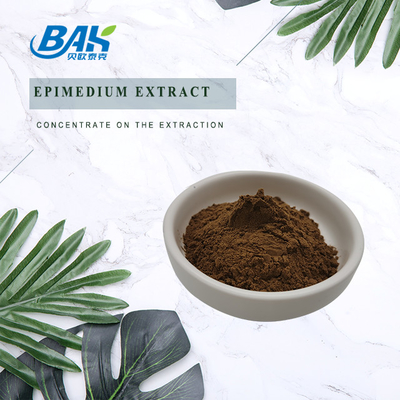 HPLC Epimedium Extract Icariin Brown To Brownish Yellow Powder Cas 489-32-7