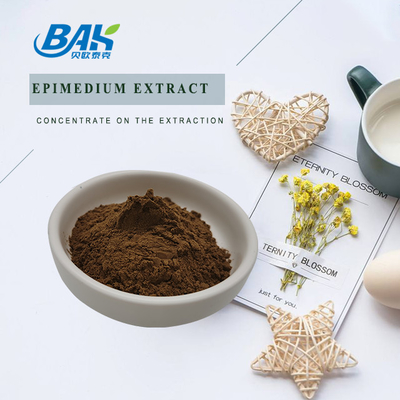 HPLC Epimedium Extract Icariin Brown To Brownish Yellow Powder Cas 489-32-7