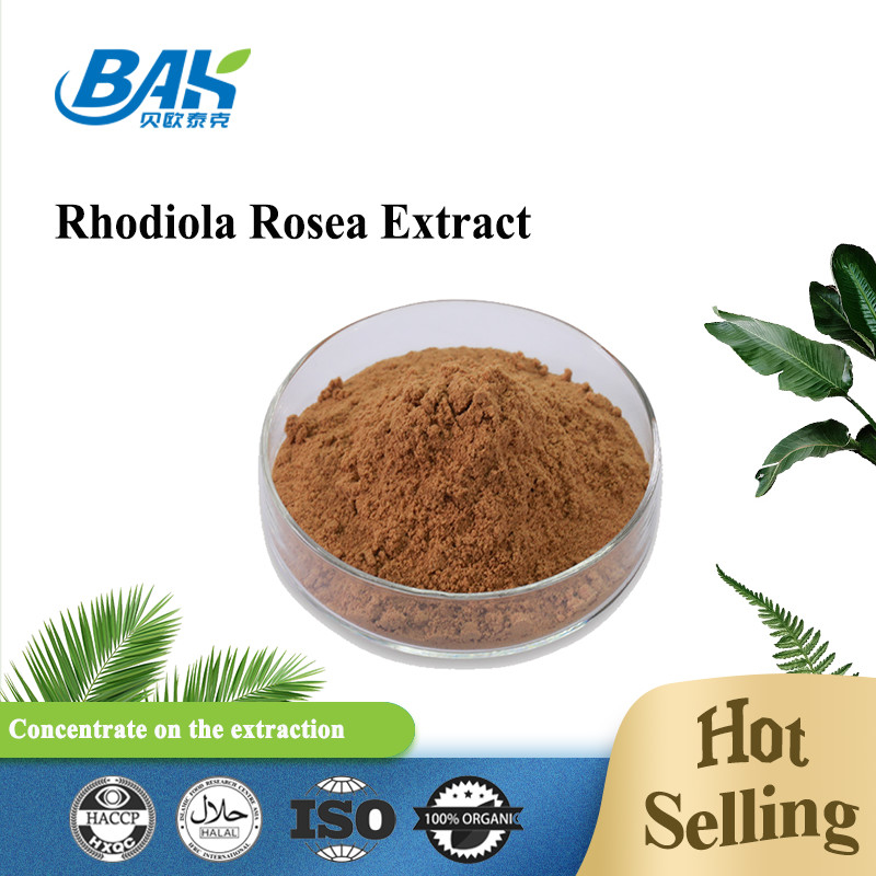 Organic Mens Health Supplement Rosavin 1%-10% Rhodiola Rosea L Extract Red Brown Powder