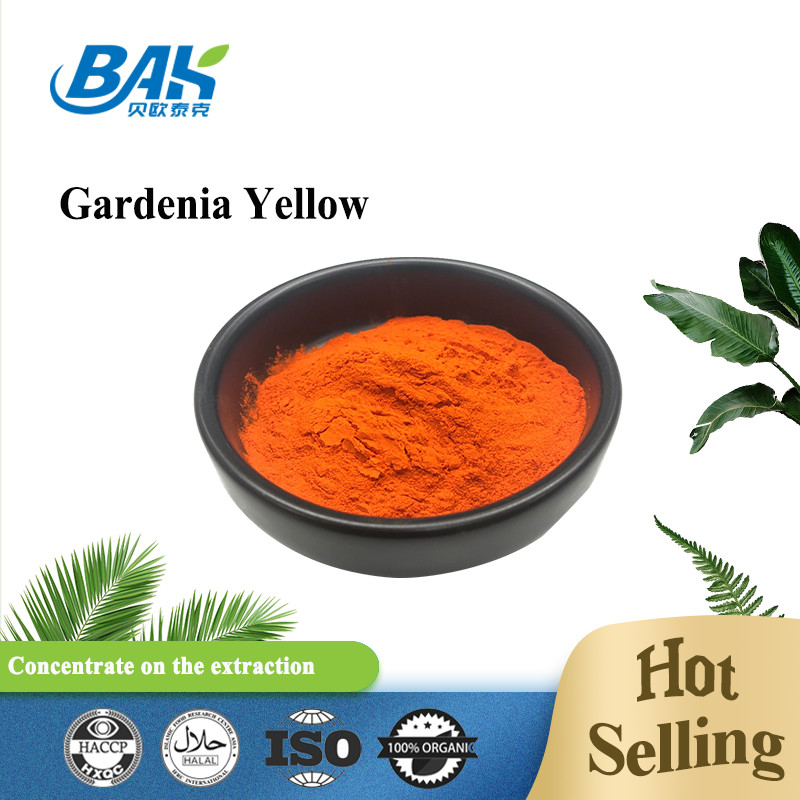 Gardenia Yellow Powder Food Colorant Natural Food Additives 94238-00-3